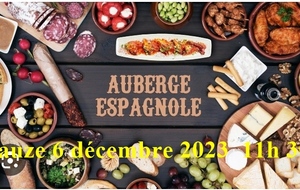 Auberge Espagnol le 6 décembre 2023