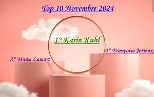 Top 10 du mois de Novembre 2024