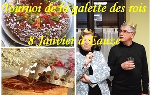 Tournoi de la galette du  8 janvier 2025 à Eauze