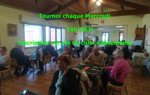 TOURNOI DU MERCREDI