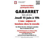 Conférence 7 septembre 2023:La Garonne face au réchauffement climatique