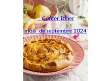 Goûter diner mois de septembre 2024